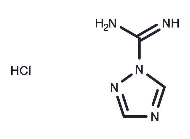 1H-1,2,4-Triazole-1-carboximidamide hydrochloride Chemical Structure