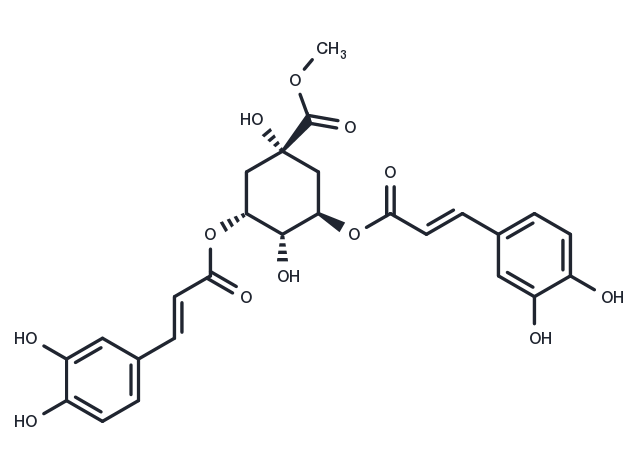 TargetMol Chemical Structure 3,5-Di-O-caffeoylquinic acid methyl ester