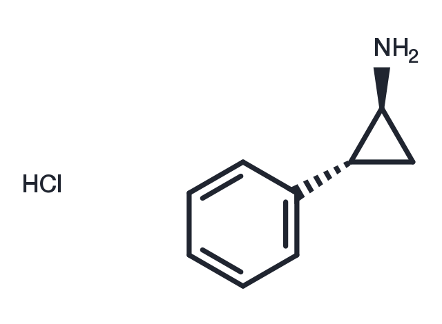 (1S,2R)-Tranylcypromine hydrochloride Chemical Structure