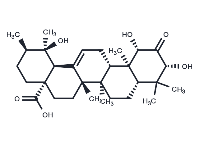 TargetMol Chemical Structure 1-Hydroxy-2-oxopomolic acid