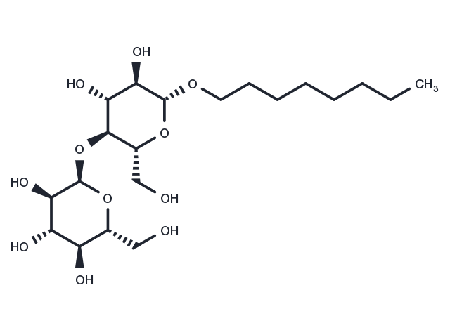 n-Octyl-β-D-Maltopyranoside Chemical Structure