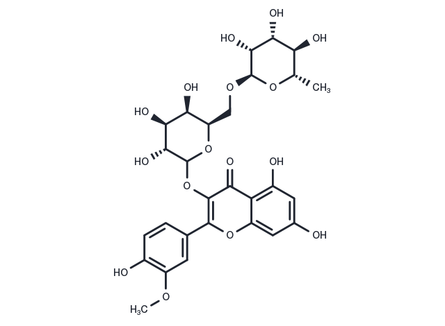 TargetMol Chemical Structure Isorhamnetin 3-robinobioside
