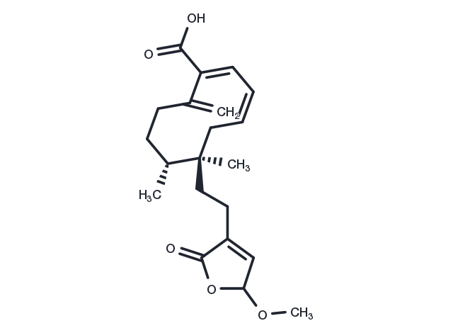 TargetMol Chemical Structure 15-Methoxy-16-oxo-15,16H-strictic acid