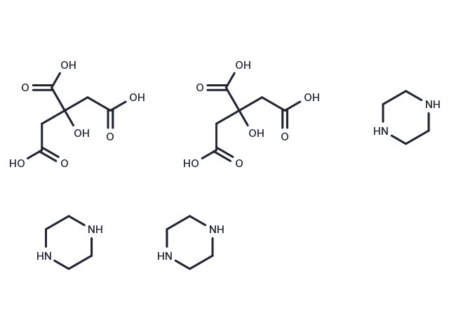TargetMol Chemical Structure Piperazine citrate