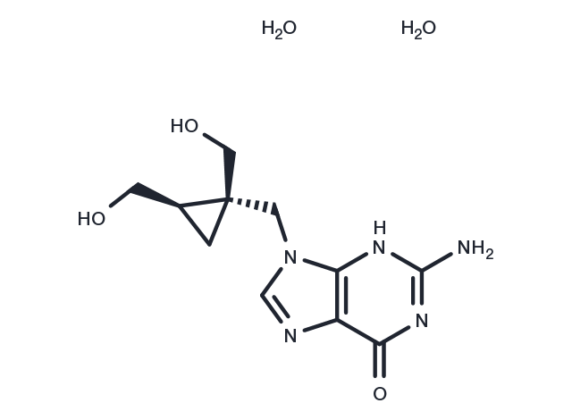 Eprociclovir dihydrate Chemical Structure