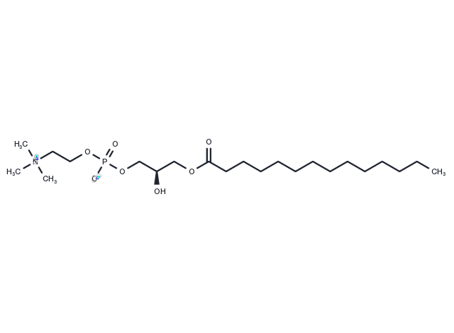 LysoPC(14:0/0:0) Chemical Structure