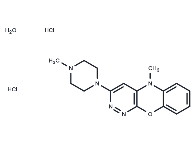 Azaphen dihydrochloride monohydrate Chemical Structure
