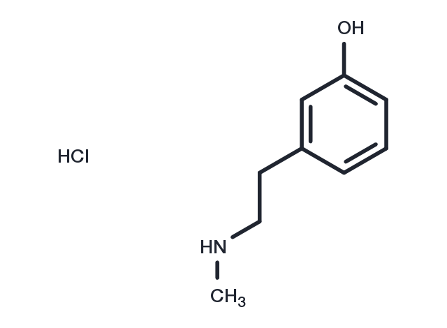 Phenol, m-(2-(methylamino)ethyl)-, hydrochloride Chemical Structure