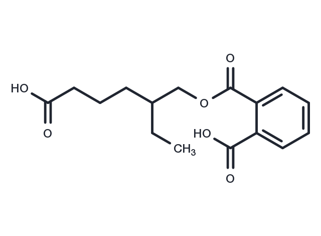 Mono(5-carboxy-2-ethylpentyl) phthalate Chemical Structure