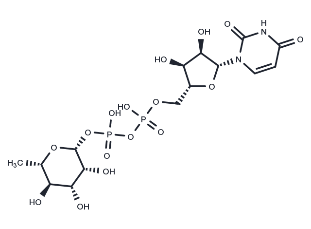 UDP-rhamnose Chemical Structure