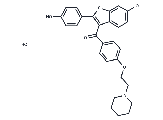 TargetMol Chemical Structure Raloxifene hydrochloride