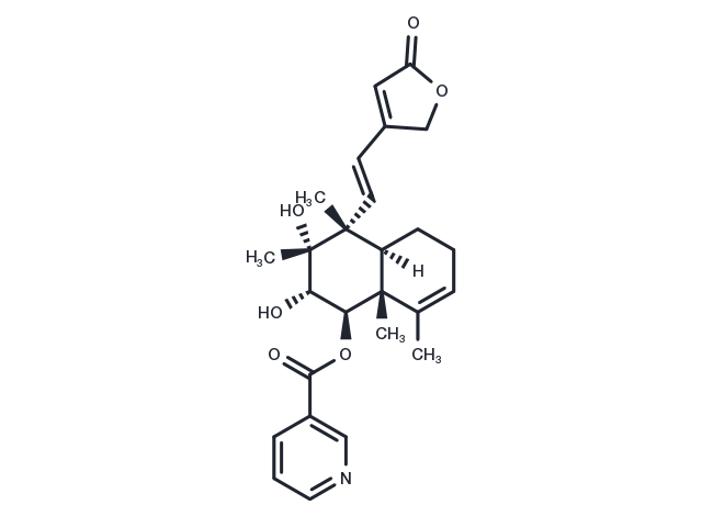 6-O-Nicotinoylbarbatin C Chemical Structure