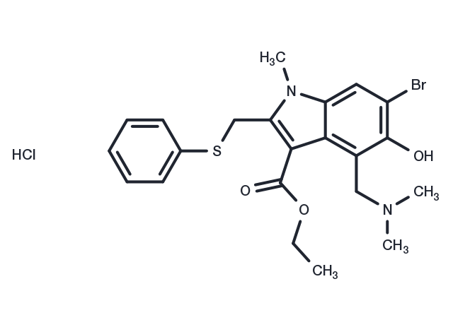 TargetMol Chemical Structure Umifenovir hydrochloride