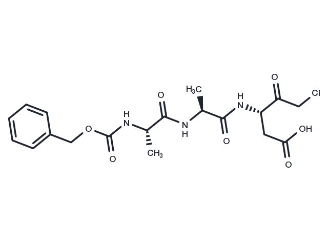 Z-Ala-Ala-Asp-CMK Chemical Structure