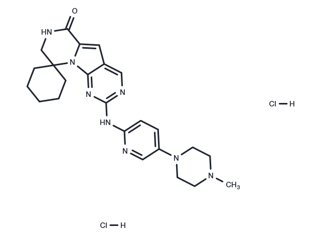 TargetMol Chemical Structure Trilaciclib hydrochloride