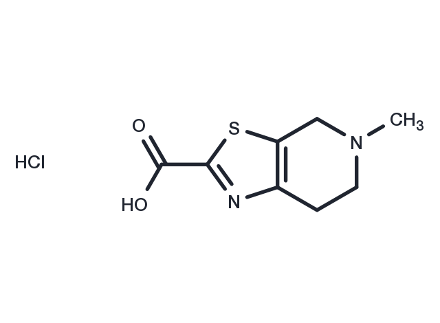 5-Methyl-4,5,6,7-tetrahydrothiazolo[5,4-c]pyridine-2-carboxylic acid hydrochloride Chemical Structure