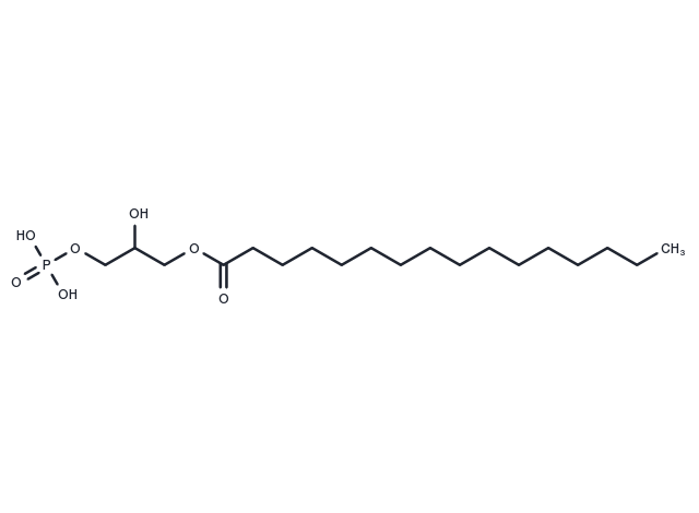 TargetMol Chemical Structure 1-Palmitoyl Lysophosphatidic Acid