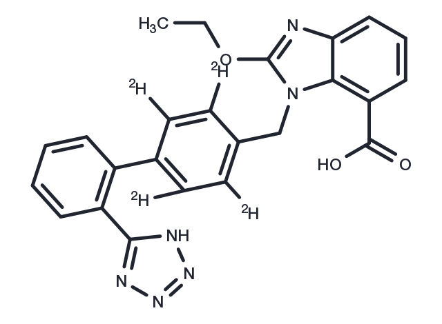 Candesartan-d4 Chemical Structure