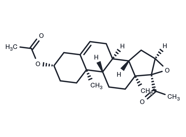 16,17-Epoxypregnenolone acetate Chemical Structure