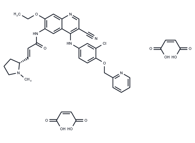 TargetMol Chemical Structure Pyrotinib dimaleate