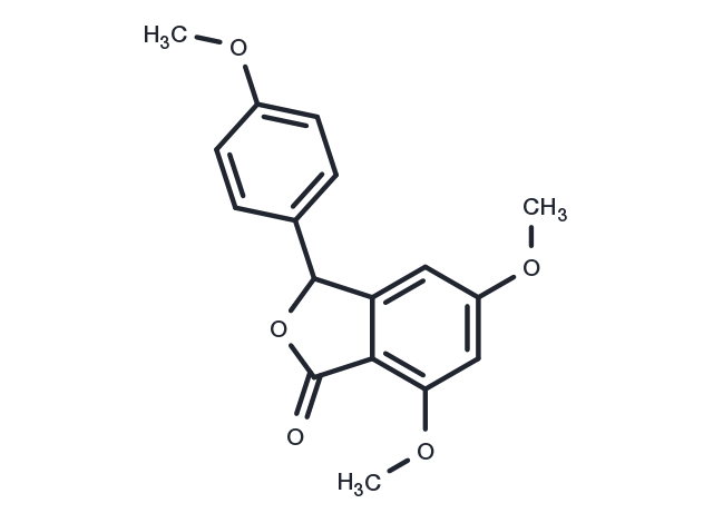 TargetMol Chemical Structure 5,6-Desmethylenedioxy-5-methoxyaglalactone