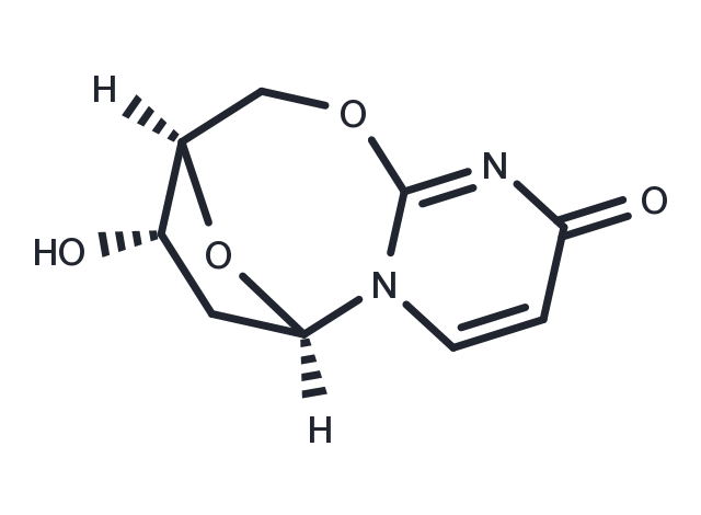 2,5’-Anhydro-uridine Chemical Structure