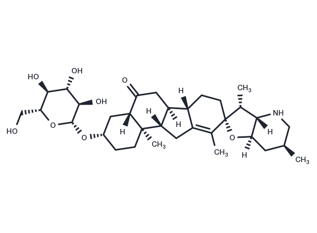 Peimisine 3-O-β-D-glucopyranoside Chemical Structure