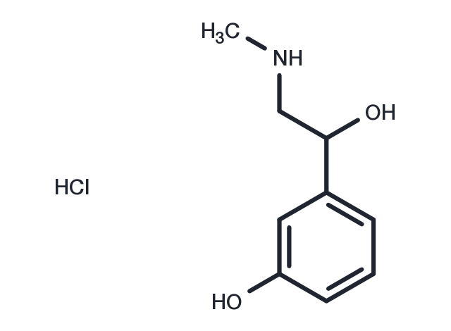Phenylephrine hydrochloride Chemical Structure