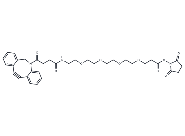 TargetMol Chemical Structure DBCO-PEG4-NHS ester