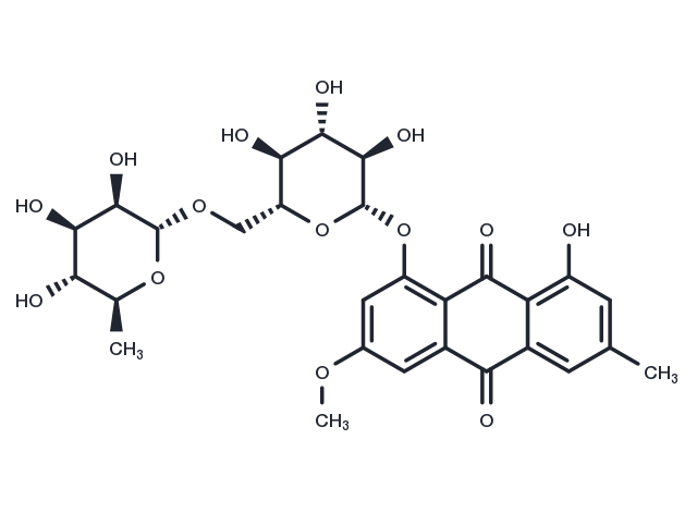 Physcion 8-O-rutinoside Chemical Structure