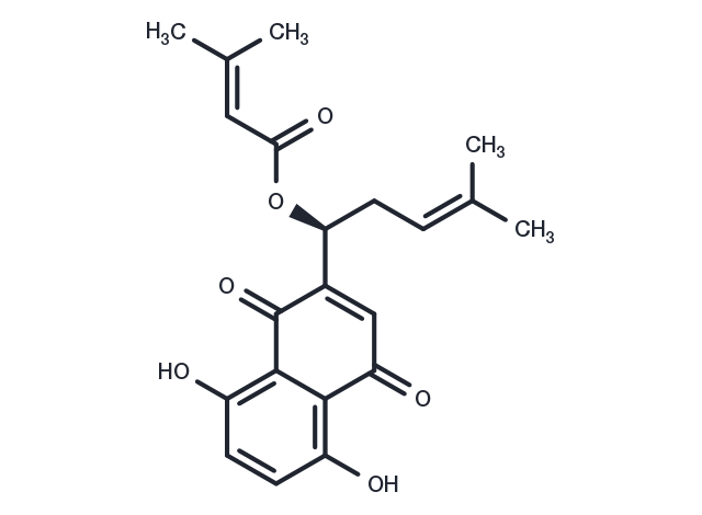 TargetMol Chemical Structure β,β-Dimethylacrylalkannin