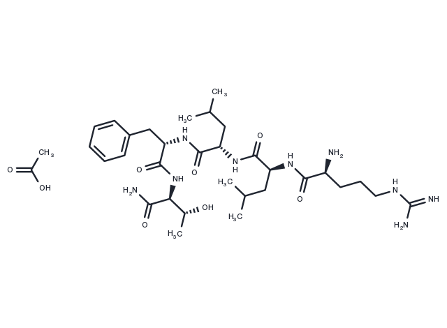 TargetMol Chemical Structure RLLFT-NH2 acetate