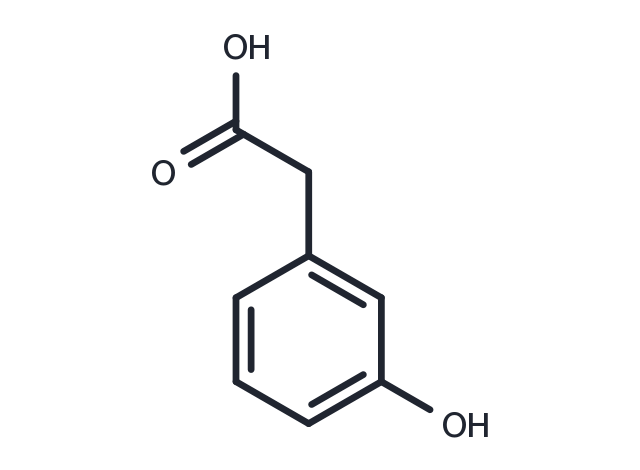 TargetMol Chemical Structure 3-Hydroxyphenylacetic acid