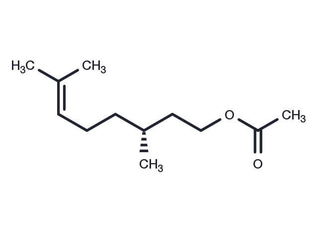Citronellol acetate, (R)- Chemical Structure