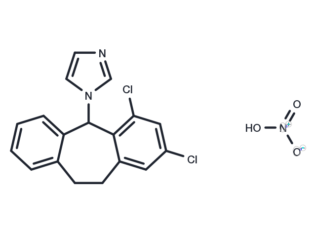 Eberconazole Nitrate Chemical Structure