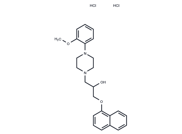 TargetMol Chemical Structure Naftopidil dihydrochloride