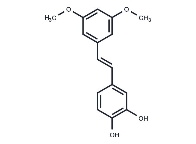 3'-Hydroxypterostilbene Chemical Structure