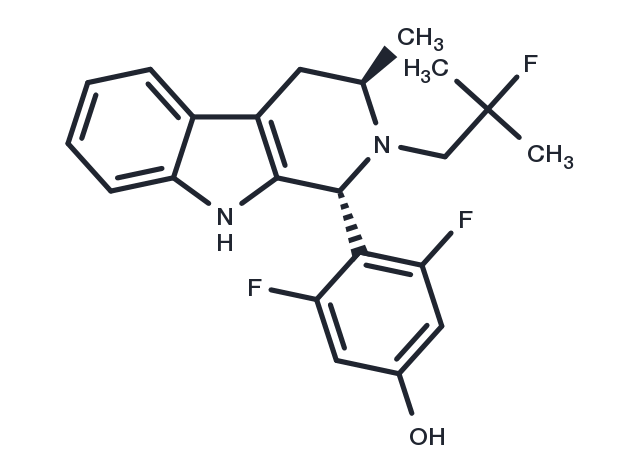 TargetMol Chemical Structure AZD9496 deacrylic acid phenol