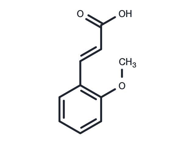 trans-2-Methoxycinnamic Acid Chemical Structure