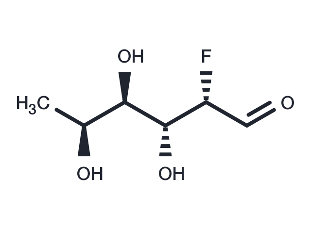 2-Deoxy-2-fluoro-L-fucose Chemical Structure