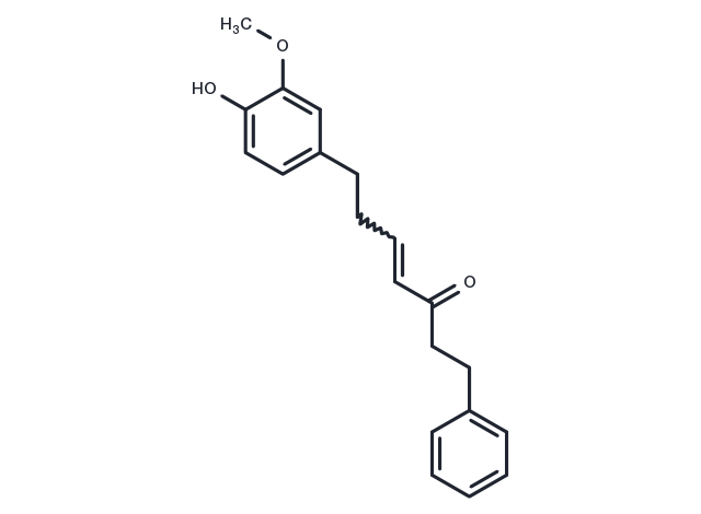 TargetMol Chemical Structure 7-(4-hydroxy-3-methoxyphenyl)-1-phenylhept-4-en-3-one (DPHB)