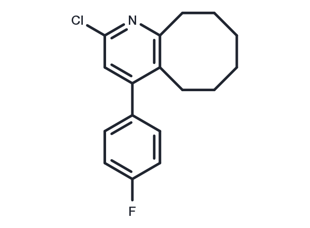 2-Chloro-4-(4-fluorophenyl)-5,6,7,8,9,10-hexahydrocycloocta[b]pyridine Chemical Structure