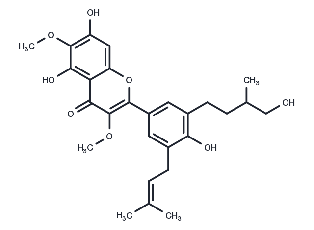 TargetMol Chemical Structure 5'-Prenylaliarin