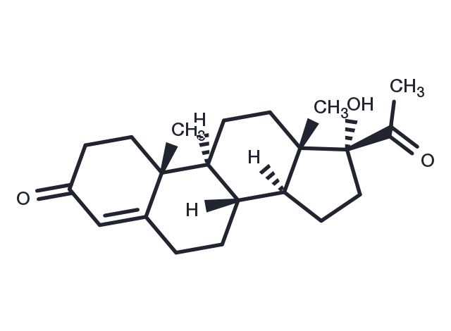 TargetMol Chemical Structure 17α-Hydroxyprogesterone