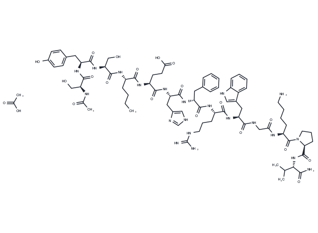 TargetMol Chemical Structure Afamelanotide acetate