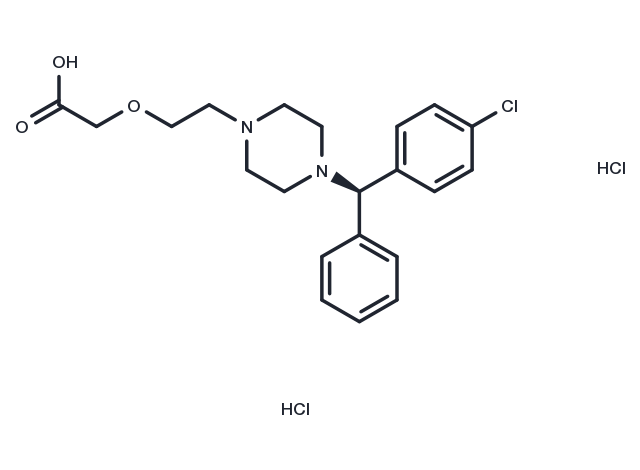 Levocetirizine Dihydrochloride Chemical Structure