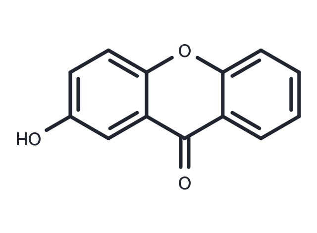 2-Hydroxyxanthone Chemical Structure