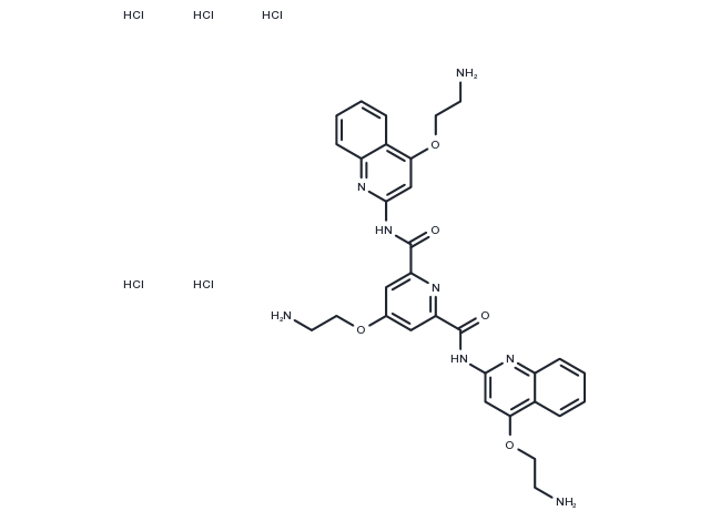 Pyridostatin hydrochloride Chemical Structure