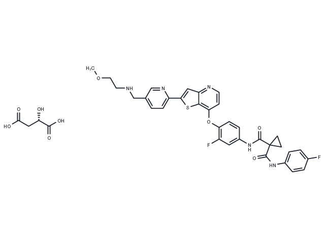 Sitravatinib malate Chemical Structure