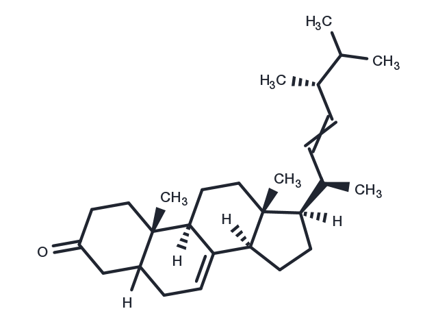 TargetMol Chemical Structure Ergosta-7,22-dien-3-one
